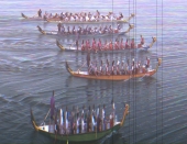 Cílová fotografie - Mistrovství Moravy - Ostrožská Nová Ves, jezero - DBGP - ČP - Mix 200m - sFB