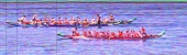 Cílová fotografie - Slapská regata dračí lodí - Slapská přehrda, kemp Rabyně - MIX - 07 - 200m - RB