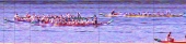 Cílová fotografie - Slapská regata dračí lodí - Slapská přehrda, kemp Rabyně - MIX - 08 - 200m - RC