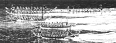 Cílová fotografie - Slapská regata dračí lodí - Slapská přehrda, kemp Rabyně - MIX - 30 - 500m - FA