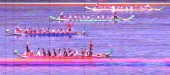 Cílová fotografie - Slapská regata dračí lodí - Slapská přehrda, kemp Rabyně - OPEN - WOMEN - 02 - 200m - RB