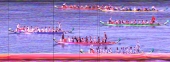 Cílová fotografie - Slapská regata dračí lodí - Slapská přehrda, kemp Rabyně - OPEN - WOMEN - 07 - 200m - FA