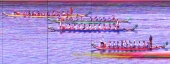 Cílová fotografie - Slapská regata dračí lodí - Slapská přehrda, kemp Rabyně - OPEN - WOMEN - 08 - 500m - RA