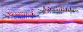 Cílová fotografie - Slapská regata dračí lodí - Slapská přehrda, kemp Rabyně - OPEN - WOMEN - 13 - 500m - Z2