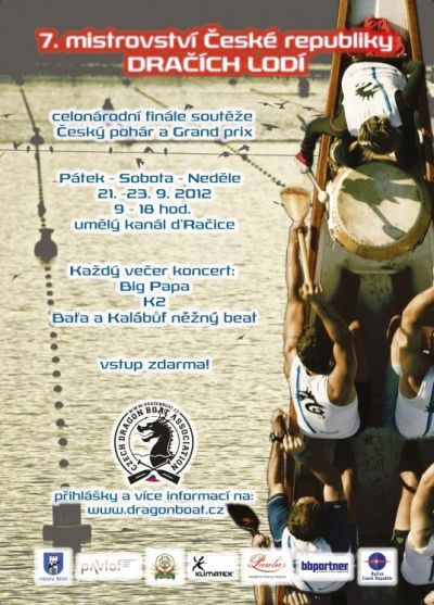 AKTUÁLNÍ doplněné informace k  MČR dračích lodí 2012