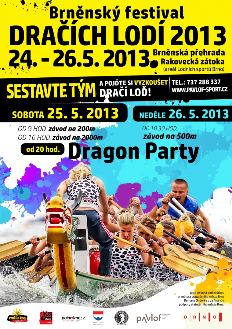 Brněnský festival dračích lodí 2013